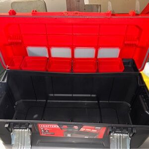 Craft Red and Black Storage Box